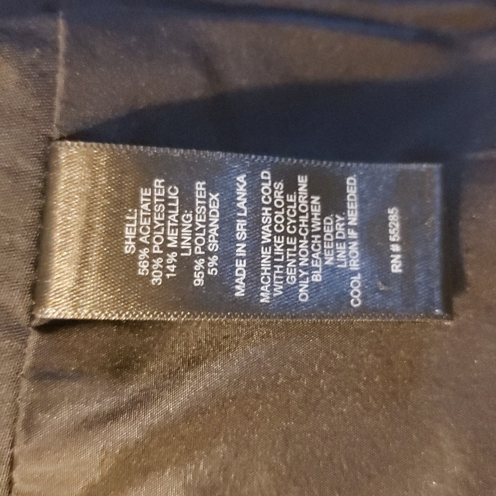 Express Golden Mini Skirt - Picture 7 of 7